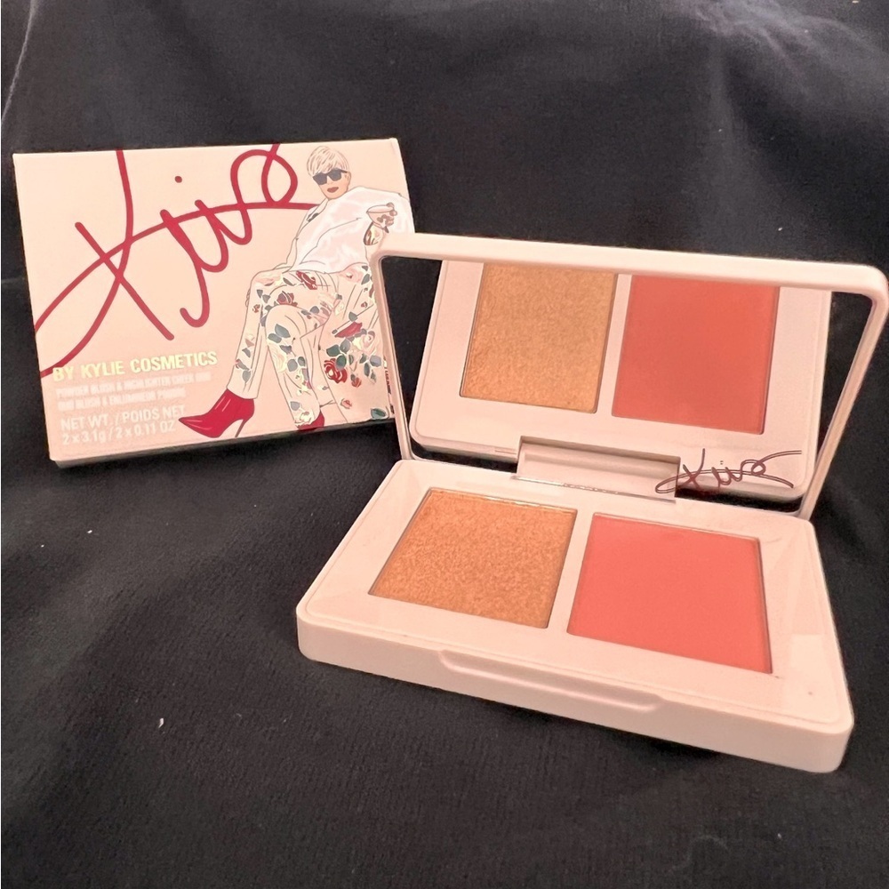Kylie Cosmetics Kris Collection Blush Highlighter Cheek Duo Limited Edition BNIB - Picture 4 of 4